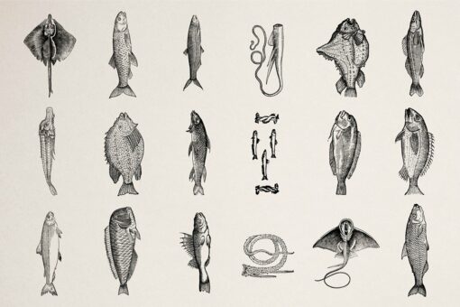 Fishes Illustrations - Vol. 3 - Image 4