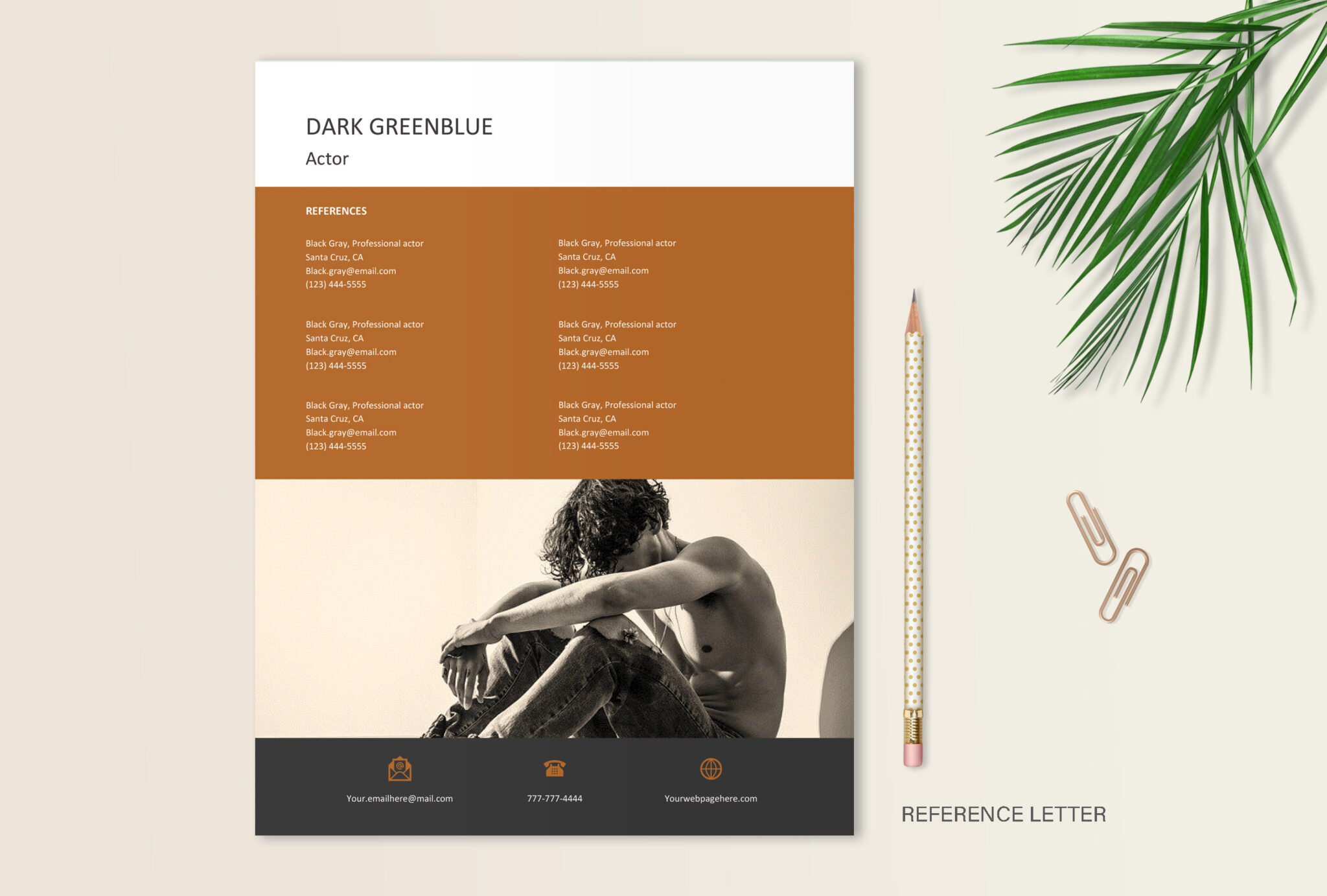 Artistic Resume Template for Creatives - 6 9 2048x1383 