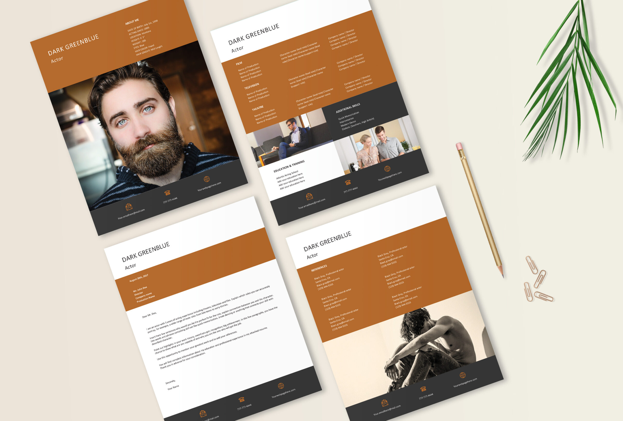 Artistic Resume Template for Creatives - 7 7 Scaled 