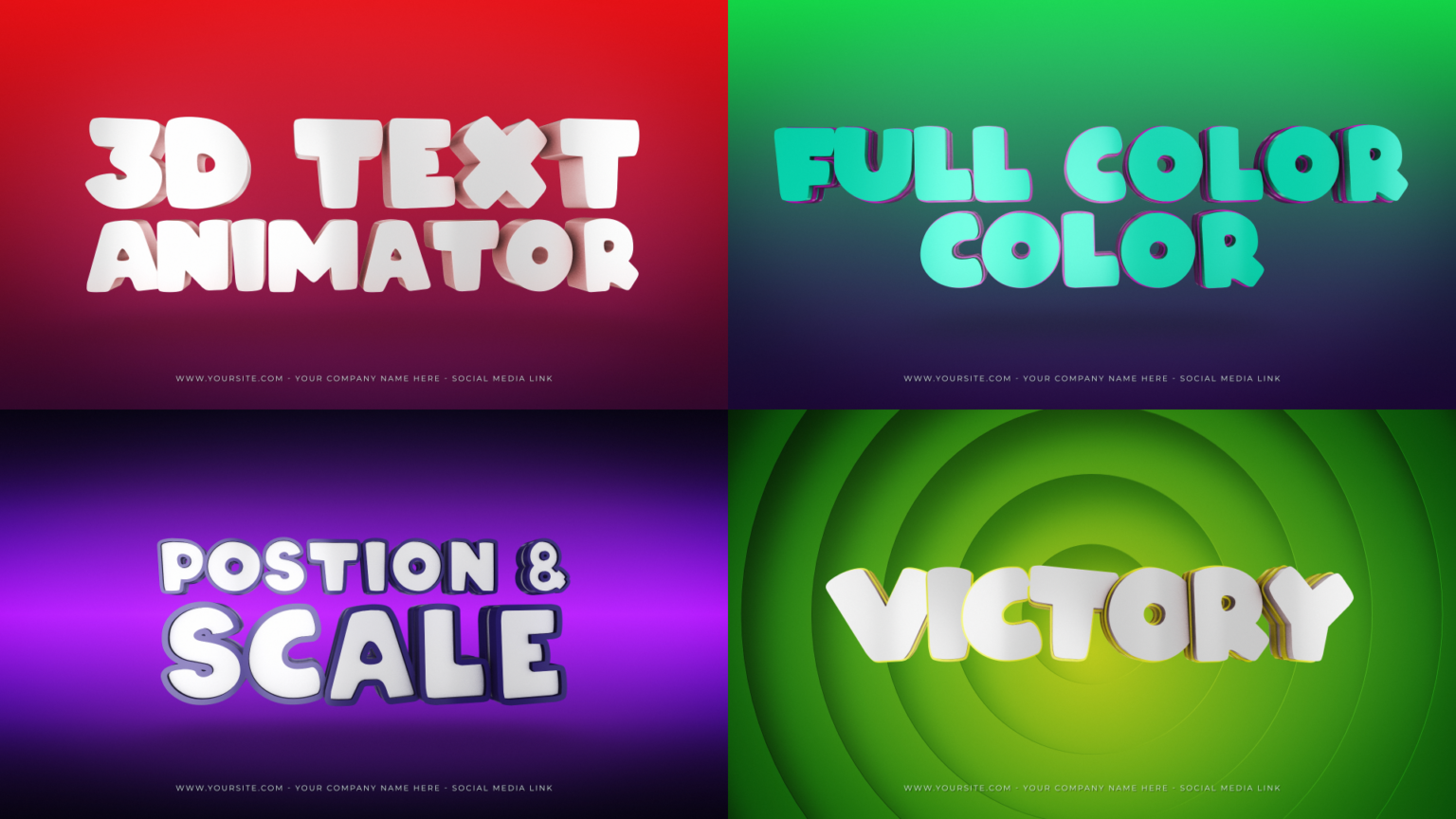 3D Text Animator - FilterGrade