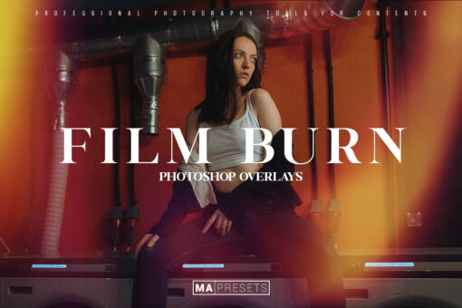 100 FILM BURN LIGHT OVERLAYS