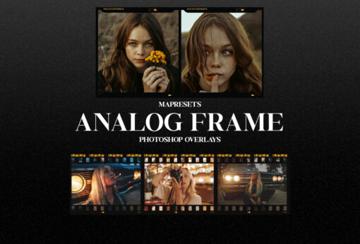 70 Analog Film Frame Overlays