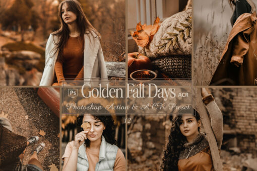 12 Golden Fall Days Photoshop Actions And ACR Presets, Autumn