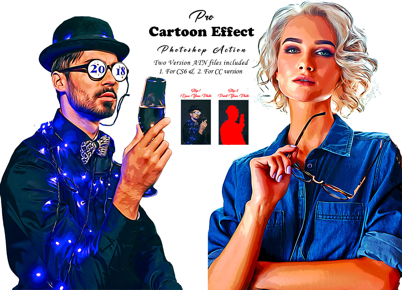Pro Cartoon Effect Action FilterGrade