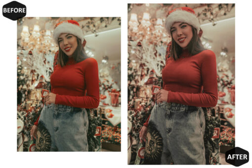 12 Charming Christmas Photoshop Actions And ACR Presets, Dark - Image 9