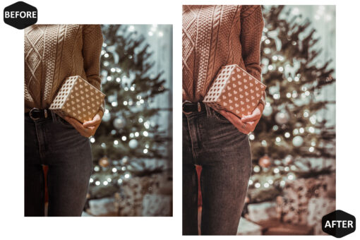 12 Charming Christmas Photoshop Actions And ACR Presets, Dark - Image 8