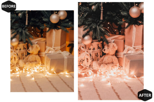 12 Charming Christmas Photoshop Actions And ACR Presets, Dark - Image 7