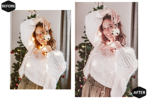 12 Charming Christmas Photoshop Actions And ACR Presets, Dark - Image 6
