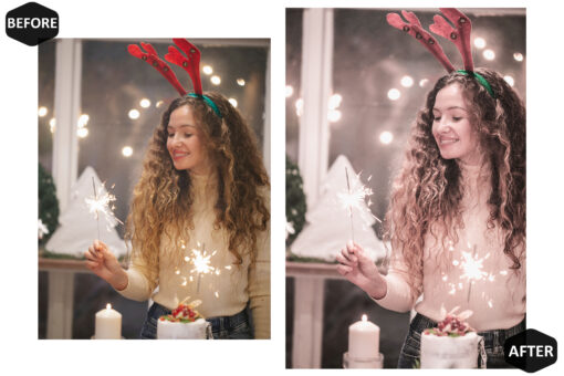 12 Charming Christmas Photoshop Actions And ACR Presets, Dark - Image 4