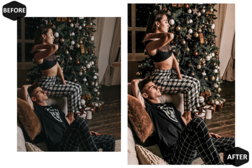 12 Feast Of Light Photoshop Actions And ACR Presets, Christmas Ps - Image 9