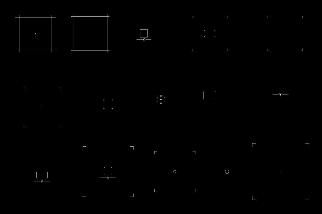 15 Square Camera Viewfinder Overlays FilterGrade
