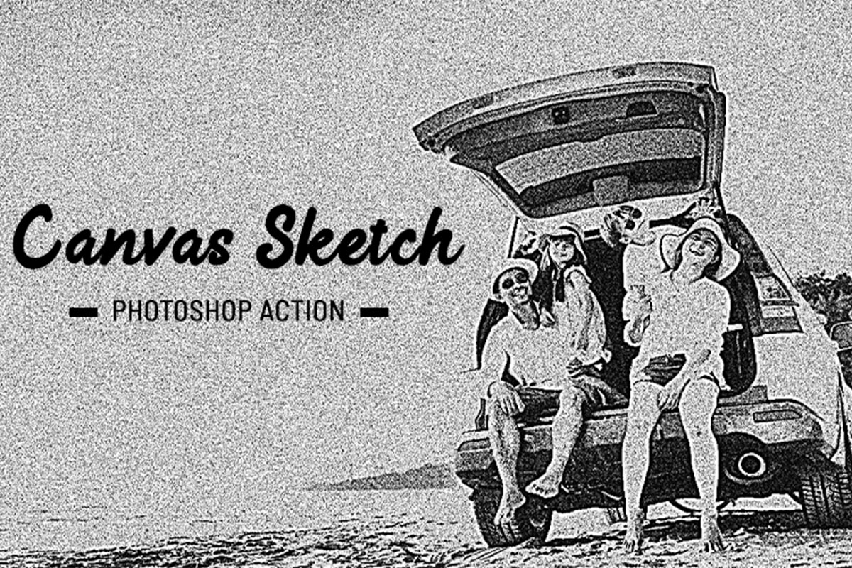 canvas-sketch-photoshop-action-filtergrade