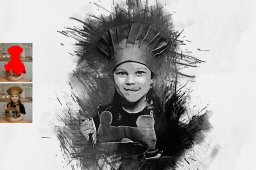 Charcoal Drawing Photoshop Action - Image 10