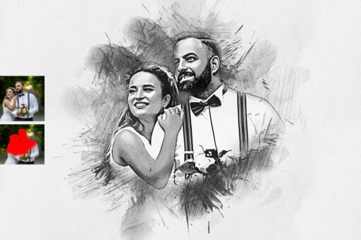 Charcoal Drawing Photoshop Action - Image 11