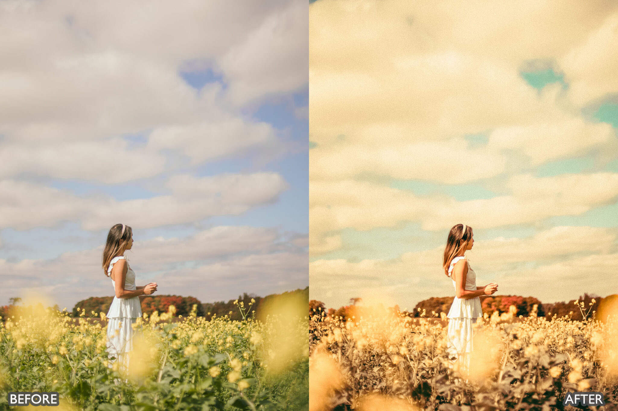 Light & Airy Bright Natural Creamy Skin Lightroom Presets FilterGrade