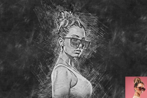 Realistic Charcoal Drawing - Image 5