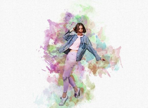 Pastel Watercolor Photoshop Action - Image 10