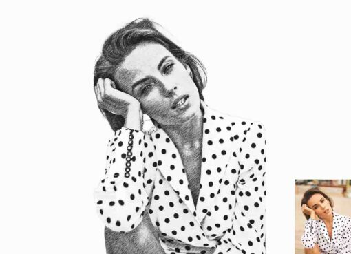 Charcoal Sketch Drawing Photoshop Action - Image 4