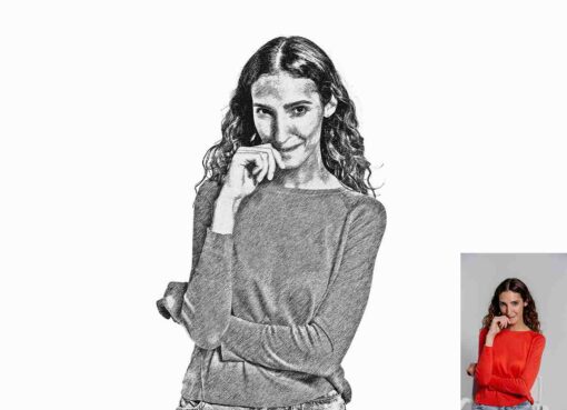 Charcoal Sketch Drawing Photoshop Action - Image 8