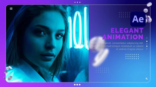 Abstract Titles After Effects template