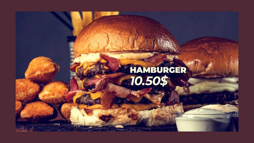 4K Modern Food Menu | Restaurant Display - FilterGrade
