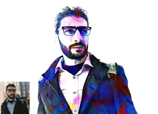 Rocking Halftone Effect Photoshop Action - Image 4