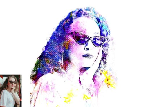 Rocking Halftone Effect Photoshop Action - Image 5