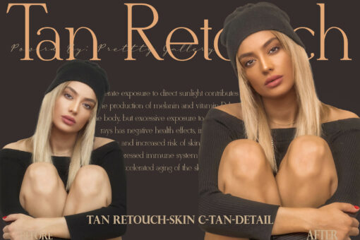 12 Tan Retouch Lightroom Presets, Beauty Mobile Preset, Makeup - Image 9