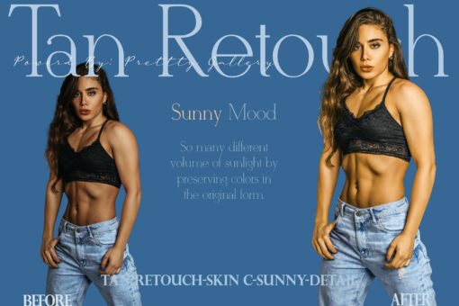 12 Tan Retouch Lightroom Presets, Beauty Mobile Preset, Makeup - Image 4