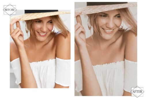12 Pale Brown Lightroom Presets, Soft Mobile Preset, Brownie - Image 5