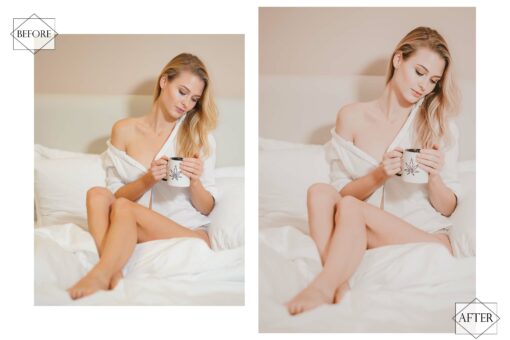 12 Pale Brown Lightroom Presets, Soft Mobile Preset, Brownie - Image 6