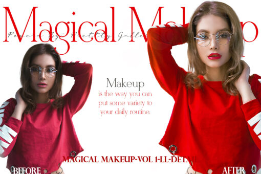 16 Magical Makeup Lightroom Presets, Beauty Mobile Preset, Bright - Image 9