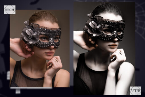 12 Hot Halloween Lightroom Presets, Sexy Moody Preset, Erotic - Image 4