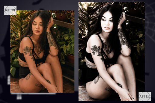 12 Hot Halloween Lightroom Presets, Sexy Moody Preset, Erotic - Image 6