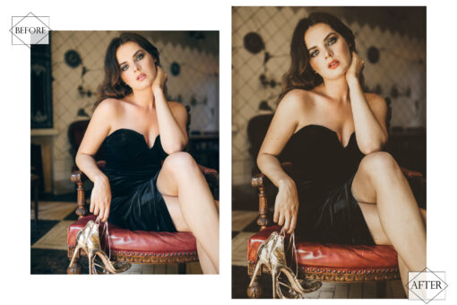 12 Photoshop Actions, Rustic Cottage Ps Action, Moody ACR Preset, - Image 2