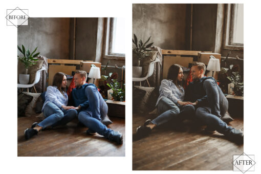 12 Photoshop Actions, Rustic Cottage Ps Action, Moody ACR Preset, - Image 8