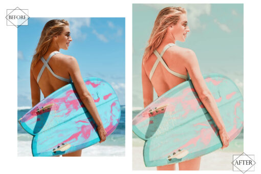 13 Mobile Lightroom Presets, Pastel Ocean Mobile Preset, Beach - Image 5
