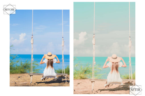 13 Mobile Lightroom Presets, Pastel Ocean Mobile Preset, Beach - Image 6