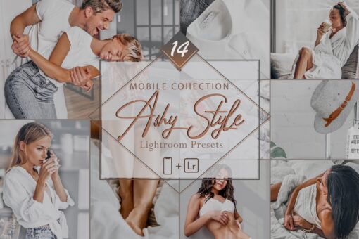 14 Mobile Lightroom Presets, Ashy Style Mobile Preset, Dove