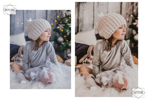 12 Mobile Lightroom Presets, Wonder Xmas Mobile Preset, Moody - Image 8