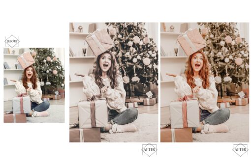 12 Mobile Lightroom Presets, Wonder Xmas Mobile Preset, Moody - Image 9