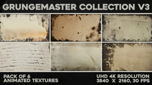 Grungemaster Collection Volume 3 (6 Pack) 4K Animated Texures - Image 2