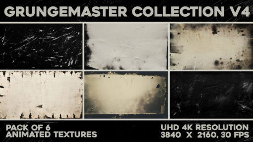 Grungemaster Collection Volume 4 (6 Pack) 4K Animated Texures - Image 2