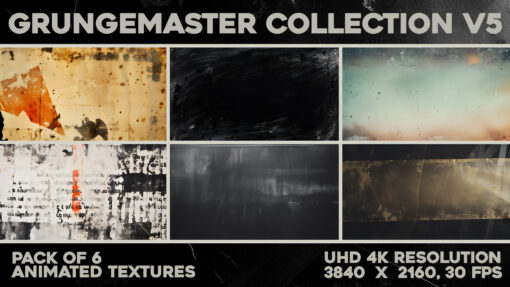 Grungemaster Collection Volume 5 (6 Pack) 4K Animated Texures - Image 2