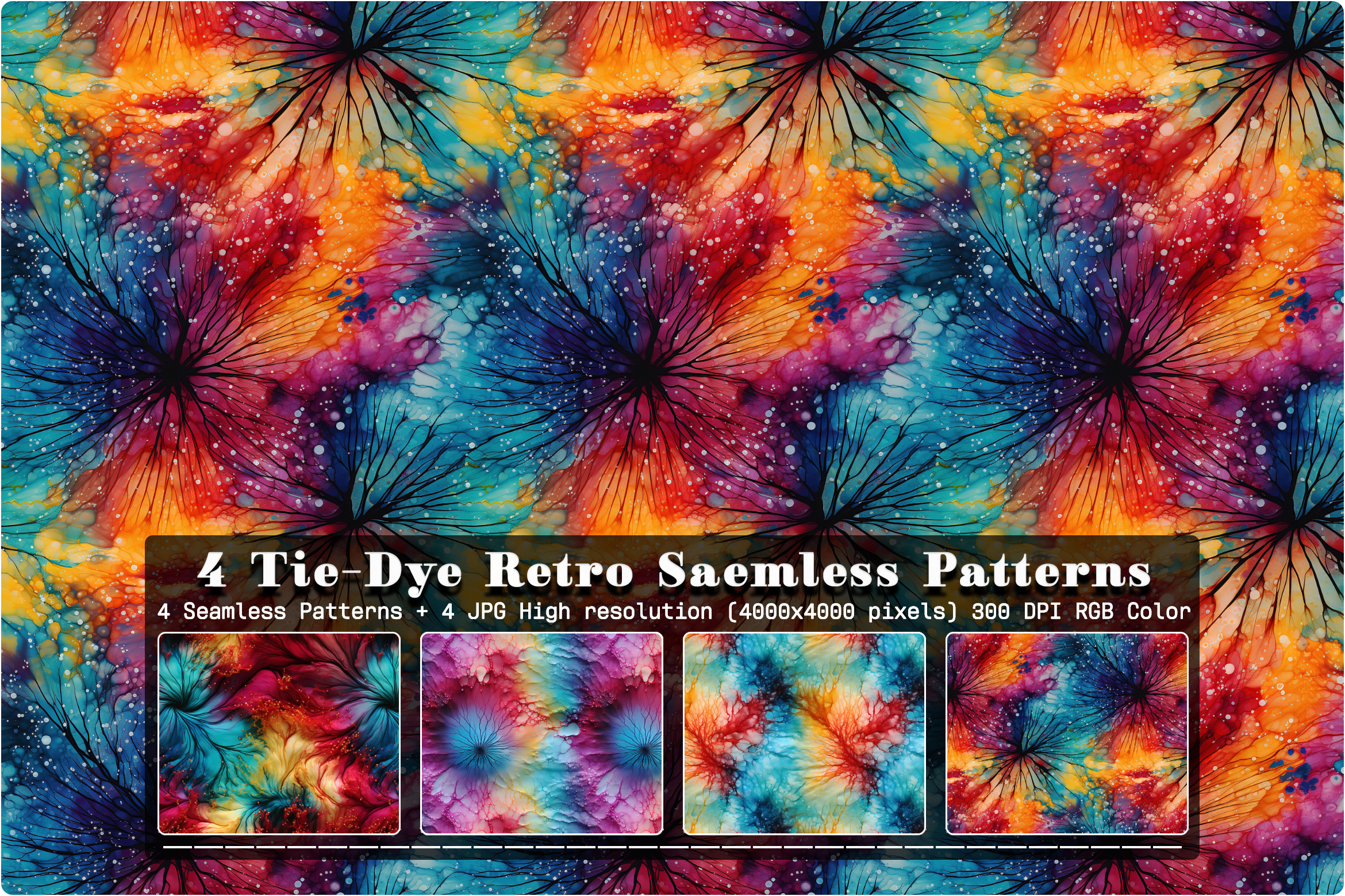 tie dye retro 1
