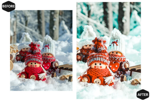 12 Christmas Photoshop, Happy Xmas Ps Action, Bright ACR Preset - Image 10