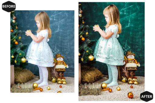 12 Christmas Photoshop, Happy Xmas Ps Action, Bright ACR Preset - Image 6