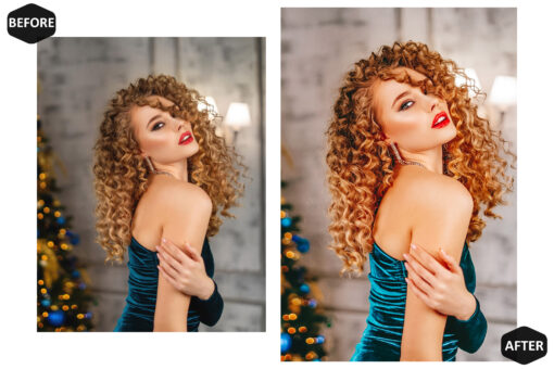 12 Christmas Photoshop, Happy Xmas Ps Action, Bright ACR Preset - Image 5