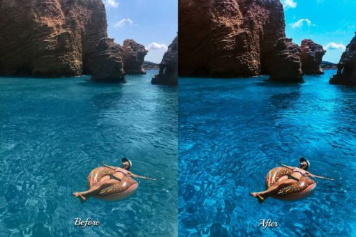 30 Chic Blues Lightroom Presets Bundle - Image 4