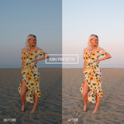 SUNSET Lightroom Presets Warm Light Sunset Beach Preset - Image 5